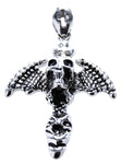 Anhänger 87 Totenkopf - Edelstahl