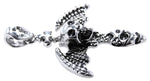 Anhänger 87 Totenkopf - Edelstahl