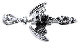 Anhänger 87 Totenkopf - Edelstahl