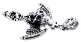 Anhänger 87 Totenkopf - Edelstahl
