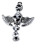 Anhänger 87 Totenkopf - Edelstahl