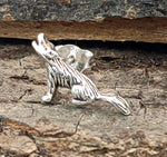Ohrstecker 41 Wolf - Silber