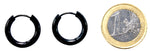 Klappcreole schwarz 12mm - Edelstahl