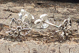 Ohrstecker 37 Schmetterling - Silber