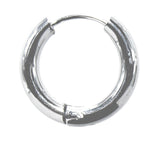 Klappcreole silbern 12mm- Edelstahl