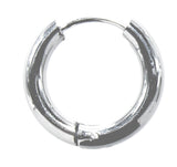 Klappcreole silbern 12mm- Edelstahl