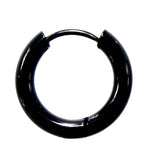 Klappcreole schwarz 12mm - Edelstahl