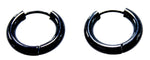Klappcreole schwarz 12mm - Edelstahl