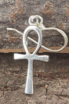 Ohrring 24 Ankh - Silber