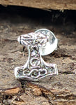 Ohrstecker 57 Thorshammer - Silber
