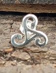 Ohrstecker 40 Triskele - Silber