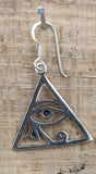 Ohrring 15 Auge des Horus - Silber