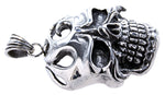 Totenkopf 94 mit Königskette - Edelstahl