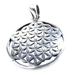 Anhänger 96 B Blume des Lebens - Silber