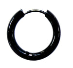Klappcreole schwarz 14mm - Edelstahl