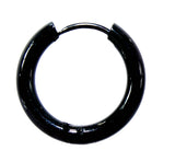 Klappcreole schwarz 14mm - Edelstahl