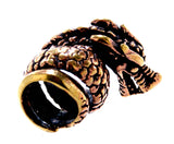 Bartperle Drache 8 mm - Bronze