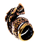Bartperle Drache 8 mm - Bronze