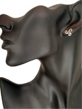 Ohrstecker 40 Triskele - Silber