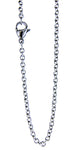 Schlichte Kette 2 mm - silbern - Edelstahl