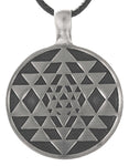 Anhänger 121 Sri Yantra - Zinn