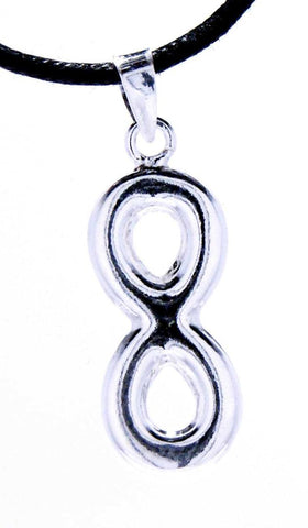 Anhänger 123 Unendlichkeitszeichen - Silber