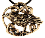 Anhänger 124 Rabe - Bronze