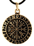 Anhänger 126 Wikinger Kompass - Bronze