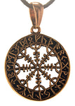 Anhänger 130 Helm der Ehrfurcht - Bronze