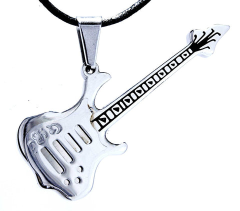 Anhänger 131 Gitarre - Edelstahl