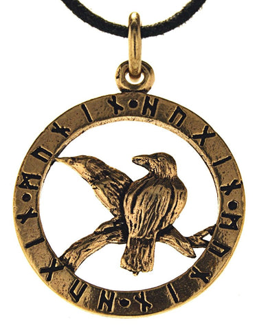 Anhänger 137 Raben - Bronze