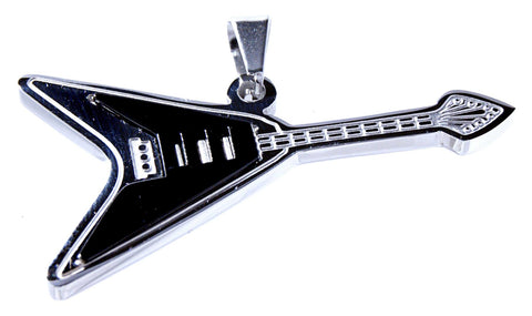Gitarre 156 mit Panzerkette - Edelstahl