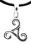 Triskele 160 mit Schlangenkette - Silber