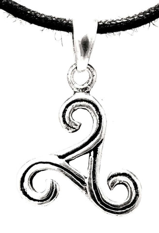 Triskele 160 mit Schlangenkette - Silber