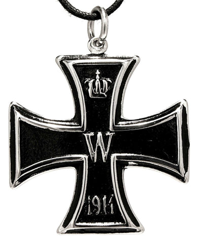 Eisernes Kreuz 169 mit Panzerkette - Edelstahl