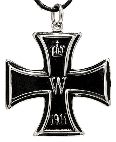 Eisernes Kreuz Skull Totenkopf Edelstahl Anhänger Halskette NEU in Eisernes Kreuz Skull Totenkopf Edelstahl Anhänger Halskette NEU in