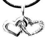 Herzen 185 mit Schlangenkette - Silber