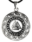 Wotansknoten 216 mit Korbkette - Silber