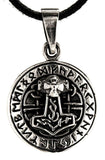 Thorshammer 219 mit Korbkette - Silber