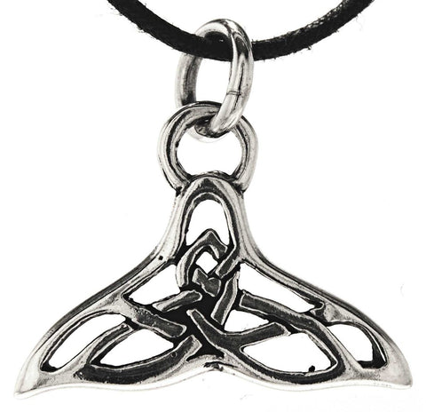 Walflosse 270 mit Schlangenkette - Silber