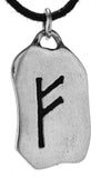 Anhänger 299 Fehu - Silber