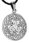 Triskele 318 mit Schlangenkette - Silber