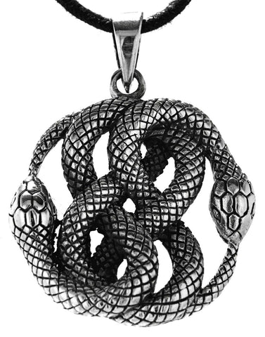 Anhänger 331 Schlangen - Silber