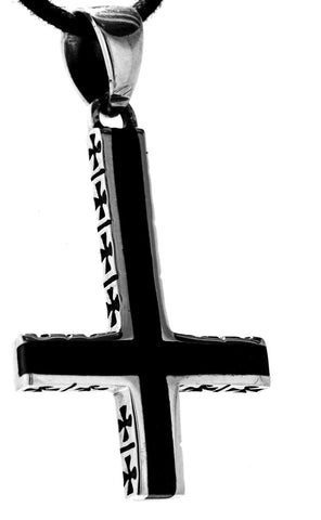 Kreuz 332 mit Schlangenkette - Silber