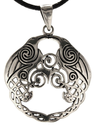 Triskele 350 mit Schlangenkette - Silber