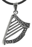 Anhänger 359 Keltische Harfe - Silber