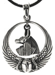 Anubis 365 mit Schlangenkette - Silber