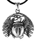 Skarabäus 368 mit Schlangenkette - Silber