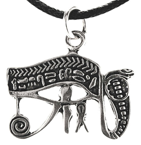 Auge des Horus 370 mit Schlangenkette - Silber
