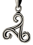 Triskele 160 mit Schlangenkette - Silber